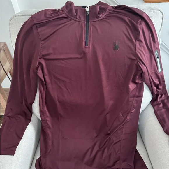 Spyder Active Burgundy Jacket - Picture 4 of 4